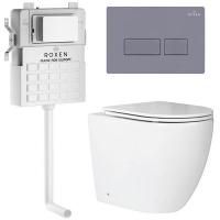 Комплект 5 в 1 RoxenBath Attach 967072 (состоит из: 710215, Caspia 410280DG; 650185-01)