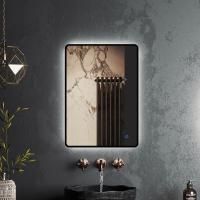 Зеркало RoxenBath Simon (60x80) в черной алюминиевой раме