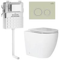 Комплект 5 в 1 RoxenBath Attach 966911 (состоит из: 710215, Santi 410260BG; 650185-01)