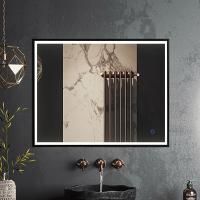 Зеркало RoxenBath Sigma (90x70) в черной алюминиевой раме