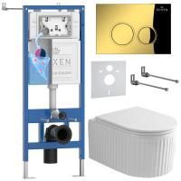Комплект 6 в 1 RoxenBath StounFix Dual Fresh 968254 (состоит из: 710200, Santi 410260G, 530200-01)