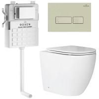 Комплект 5 в 1 RoxenBath Attach 967071 (состоит из: 710215, Caspia 410280BG; 650185-01)
