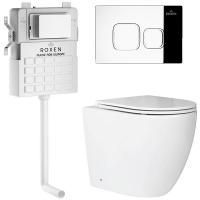 Комплект 5 в 1 RoxenBath Attach 966940 (состоит из: 710215, Santi 410280CH; 650185-01)