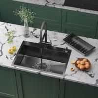 Кухонная мойка RoxenBath Simple 70 PVD (графит)