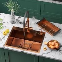 Кухонная мойка RoxenBath Simple 60 PVD бронза (текстурное покрытие)