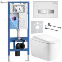 Комплект 6 в 1 RoxenBath StounFix Dual Fresh 968524(состоит из: 710200, Glass 430280W, 530220-02)