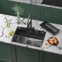 Кухонная мойка RoxenBath Simple 65 PVD (графит)