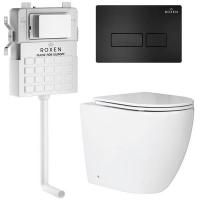 Комплект 5 в 1 RoxenBath Attach 967019 (состоит из: 710215, Caspia 410280B; 650185-01)