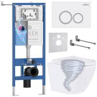 Комплект 6 в 1 RoxenBath StounFix Dual Fresh 968335 (состоит из: 710200, Santi 410260W, 530205-01)