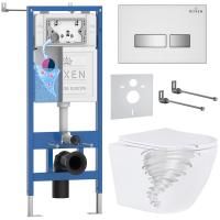 Комплект 6 в 1 RoxenBath StounFix Dual Fresh 968395 (состоит из: 710200, Glass 430280W, 530205-01)