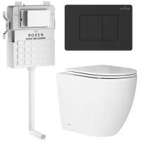 Комплект 5 в 1 RoxenBath Attach 868668 (состоит из: 710215, Steel 420280BM; 650185-01)