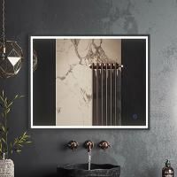 Зеркало RoxenBath Sigma (80x70) в алюминиевой раме оружейная сталь