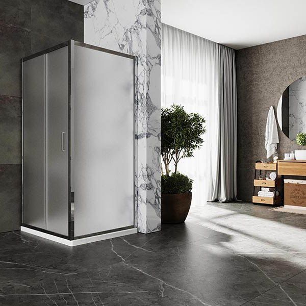 Душевой уголок RoxenBath Caspia 55060-100C (100*80*195)