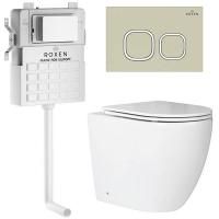 Комплект 5 в 1 RoxenBath Attach 966965 (состоит из: 710215, Santi 410280BG; 650185-01)