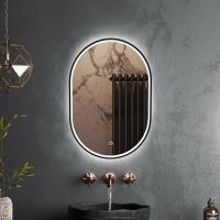 Зеркало RoxenBath Grown (40x70) в алюминиевой раме оружейная сталь