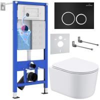 Комплект 6 в 1 RoxenBath StounFix Dual Fresh 911522 (состоит из: 710200, Santi 410260B, 530120-01)