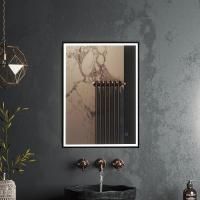 Зеркало RoxenBath Sigma (50x70) в черной алюминиевой раме