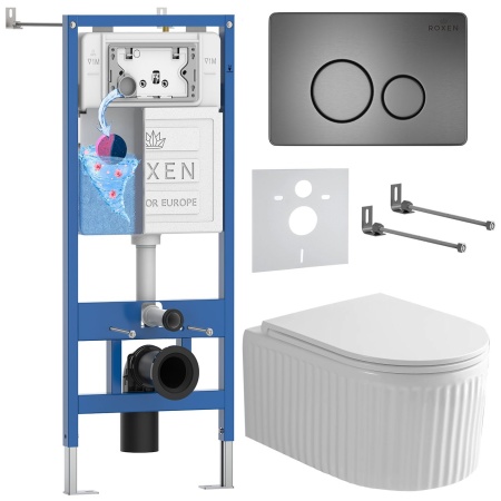 Комплект 6 в 1 RoxenBath StounFix Dual Fresh 968390 (состоит из: 710200, Steel 420260G, 530205-01)