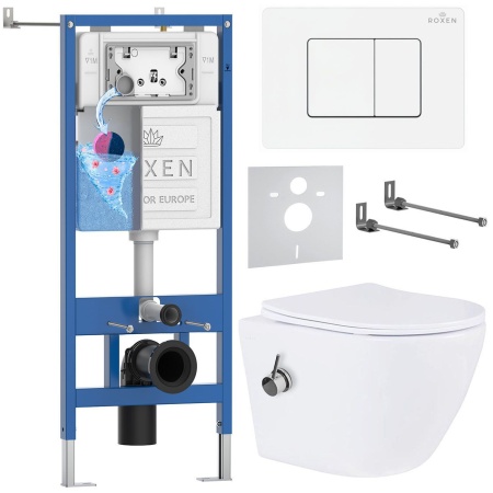 Комплект 6 в 1 RoxenBath StounFix Dual Fresh 868561 (состоит из: 710200, Steel 420280WM, 530185-01X)