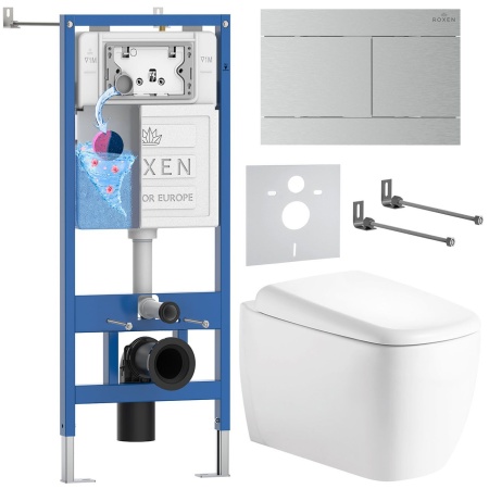 Комплект 6 в 1 RoxenBath StounFix Dual Fresh 868589 (состоит из: 710200, Velar 420300S, 530220-02)
