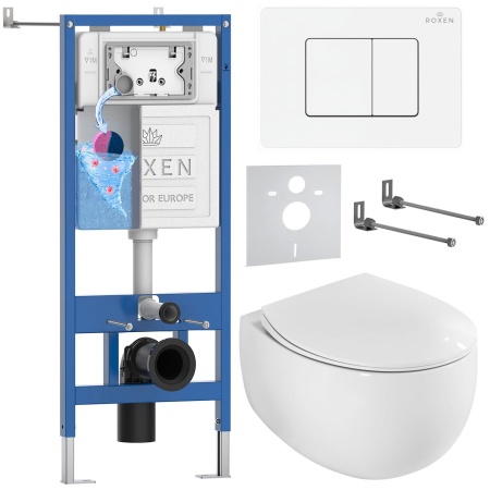 Комплект 6 в 1 RoxenBath StounFix Dual Fresh 868537 (состоит из: 710200, Steel 420280WM, 530170-01)