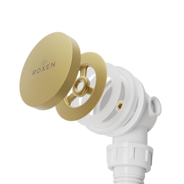 Сифон для ванны RoxenBath R70C-G Click-Clack с функцией верхней очистки