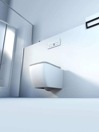 Подвесной унитаз RoxenBath Cube Tornado 530135-01 Rimless Soft Close