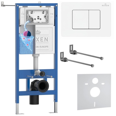 Комплект 4 в 1 RoxenBath StounFix Dual Fresh 868402
 (состоит из: 710200, Steel 420280WM)