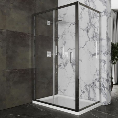 Душевой уголок RoxenBath Caspia 55060-100 (100*80*195)