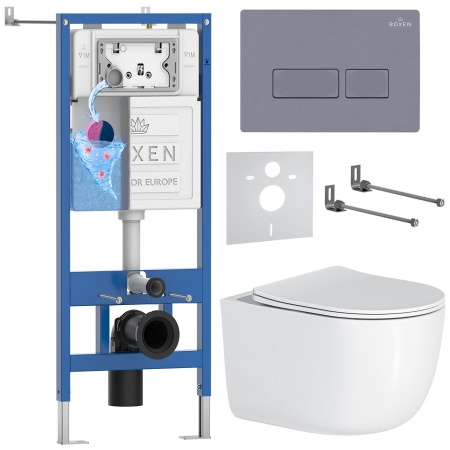 Комплект 6 в 1 RoxenBath StounFix Dual Fresh 966868 (состоит из: 710200, Caspia 410280DG, 530160-01)