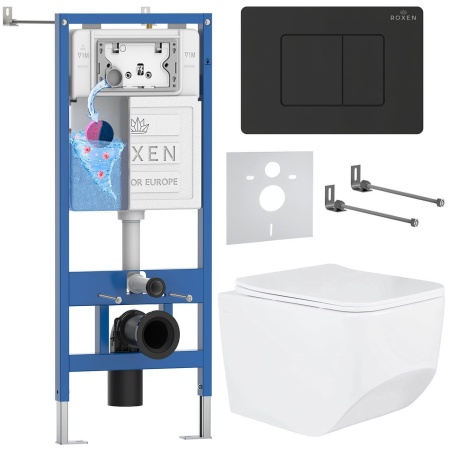 Комплект 6 в 1 RoxenBath StounFix Dual Fresh 868498 (состоит из: 710200, Steel 420280BM, 530145-01)