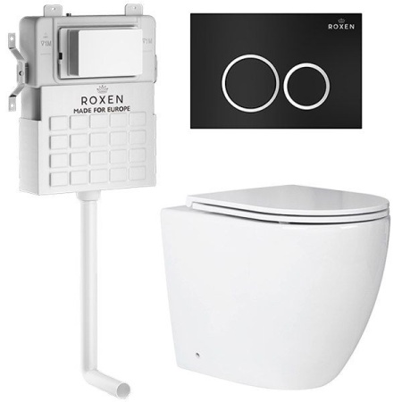Комплект 5 в 1 RoxenBath Attach 966880 (состоит из: 710215, Santi 410260B; 650185-01)