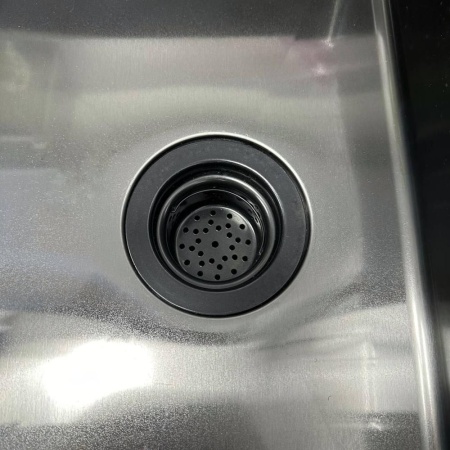 Кухонная мойка RoxenBath Vespa 78 PVD (графит) левосторонняя