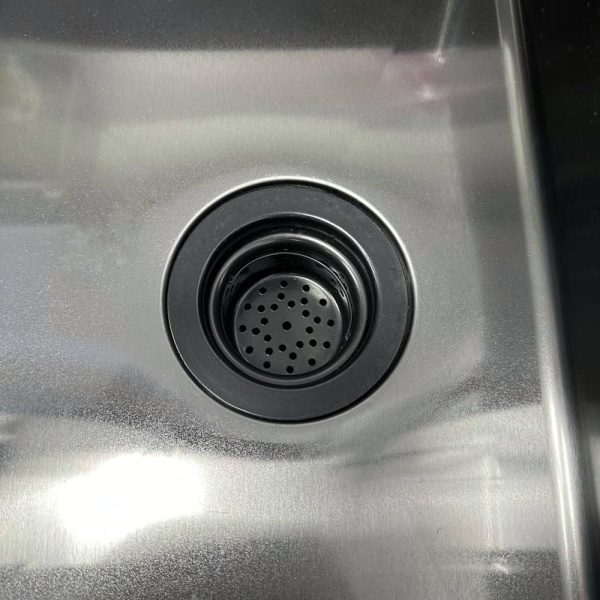 Кухонная мойка RoxenBath Vespa 78 PVD (графит) левосторонняя