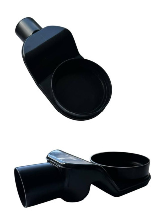 Душевой трап RoxenBath Razor Gun Metal 910100GM подрезной (80см)