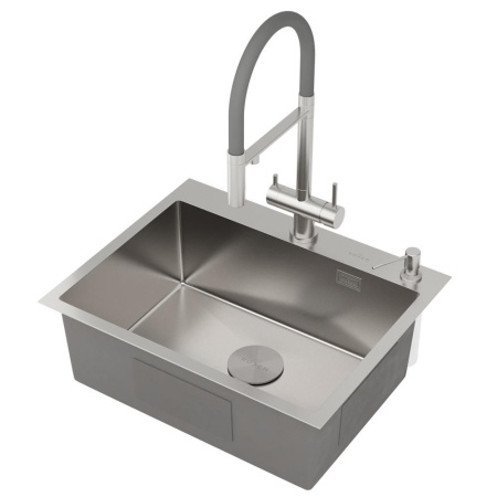 Кухонная мойка RoxenBath Simple 60 сатин (текстурное покрытие)