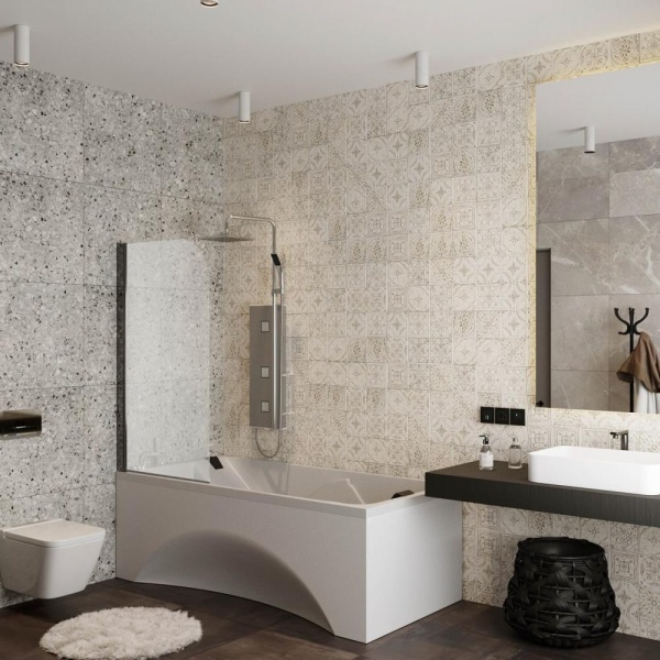Душевая шторка RoxenBath Brimen 52010-80B (80*140)