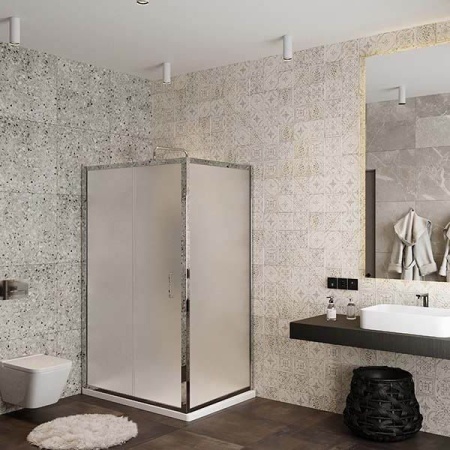 Душевой уголок RoxenBath Caspia 55060-100C (100*80*195)