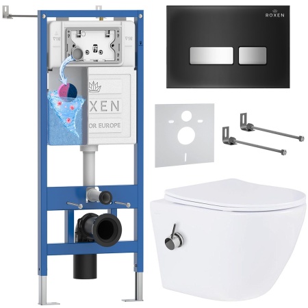Комплект 6 в 1 RoxenBath StounFix Dual Fresh 963184 (состоит из: 710200, Glass 430280В, 530185-01Х)