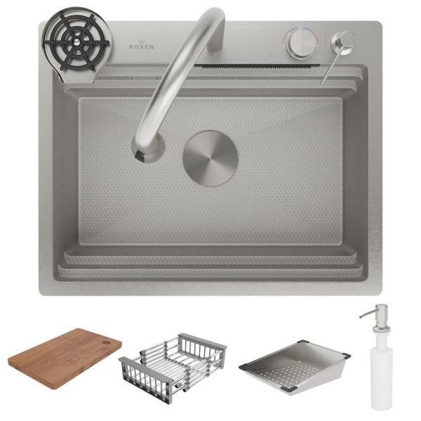 Кухонная мойка RoxenBath Stage Plus 60-S