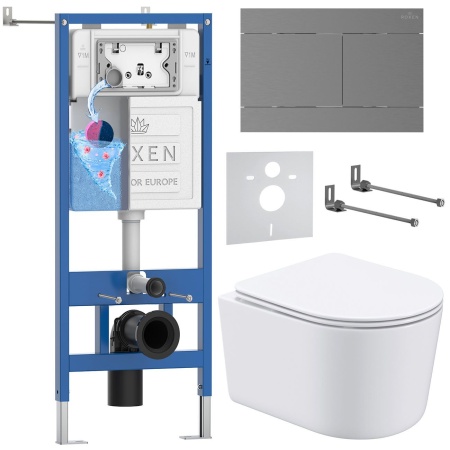 Комплект 6 в 1 RoxenBath StounFix Dual Fresh 868597 (состоит из: 710200, Velar 420300GM, 530120-01)