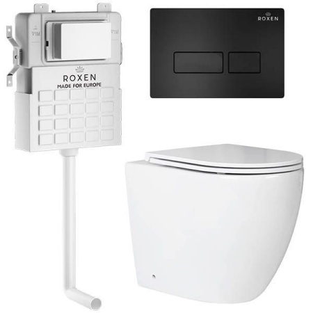 Комплект 5 в 1 RoxenBath Attach 967019 (состоит из: 710215, Caspia 410280B; 650185-01)