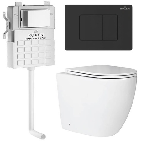 Комплект 5 в 1 RoxenBath Attach 868668 (состоит из: 710215, Steel 420280BM; 650185-01)
