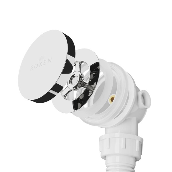 Сифон для ванны RoxenBath R70C-CH Click-Clack с функцией верхней очистки