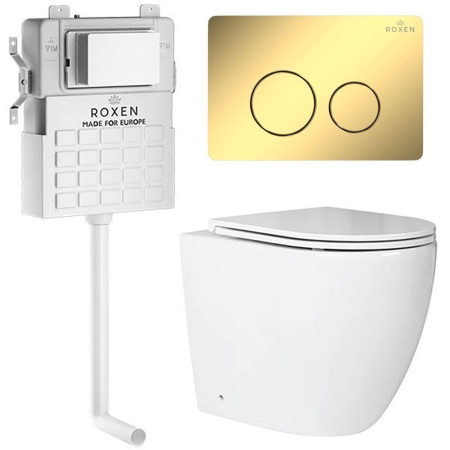 Комплект 5 в 1 RoxenBath Attach 868666 (состоит из: 710215, Steel 420260-CHG; 650185-01)