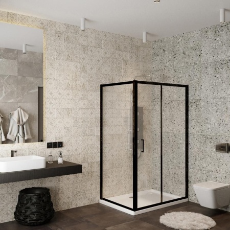 Душевой уголок RoxenBath Caspia 55060-120B (120*80*195)