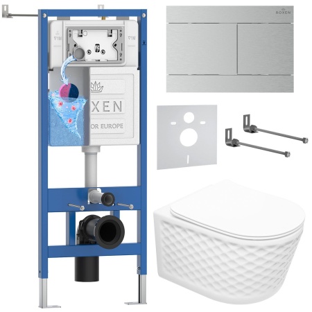 Комплект 6 в 1 RoxenBath StounFix Dual Fresh 868595 (состоит из: 710200, Velar 420300S, 530225-01)