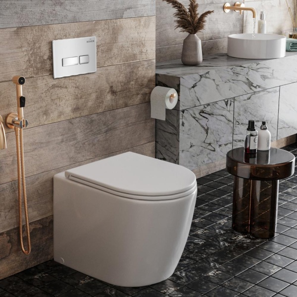 Комплект 3 в 1 RoxenBath Attach 942959 ( состоит из: 710215, Glass 430280W)