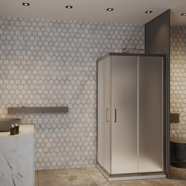 Душевой уголок RoxenBath Caspia 55060-90C (90*90*195)