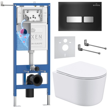 Комплект 6 в 1 RoxenBath StounFix Dual Fresh 965318 (состоит из: 710200, Glass 430280В, 530120-01)